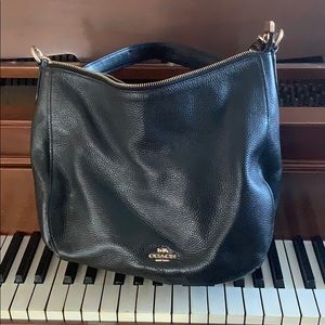 Black COACH bag-real